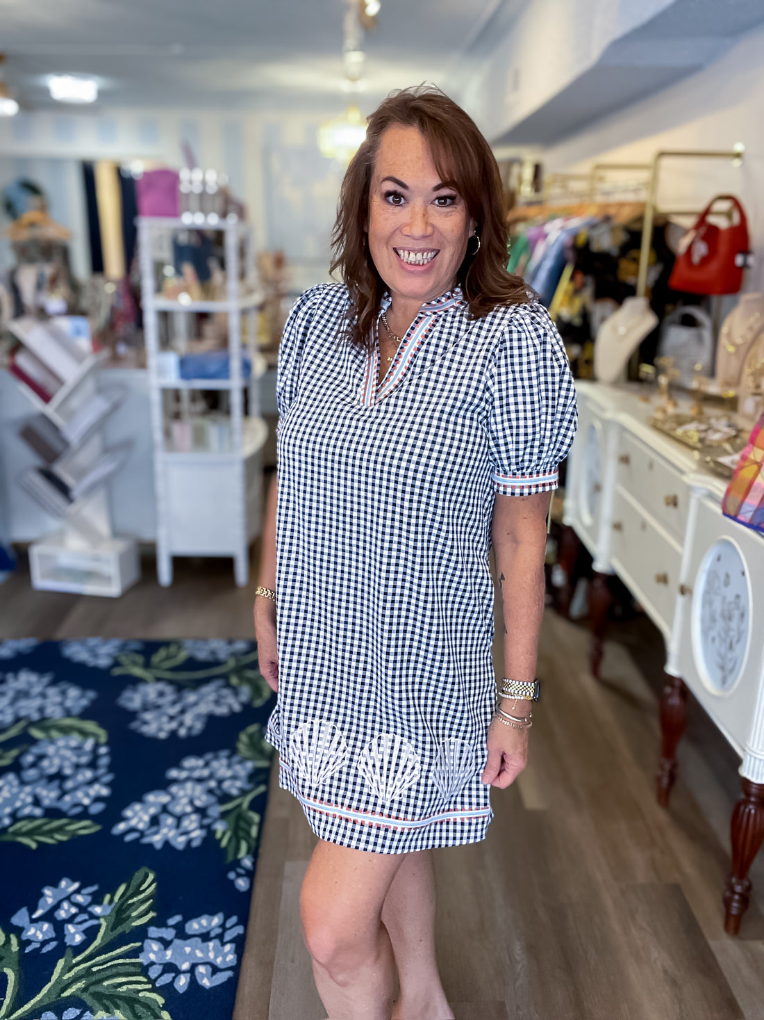 Harper Gingham Dress Threads of Grace