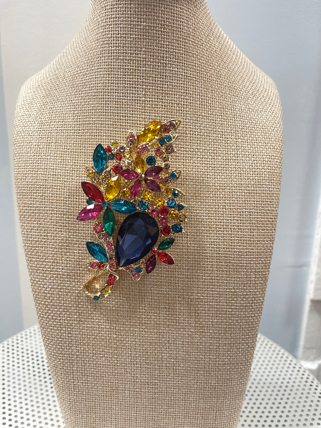 Vintage Prism Garden Brooch Terry K