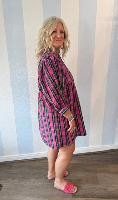 Pretty in Plaid Dress