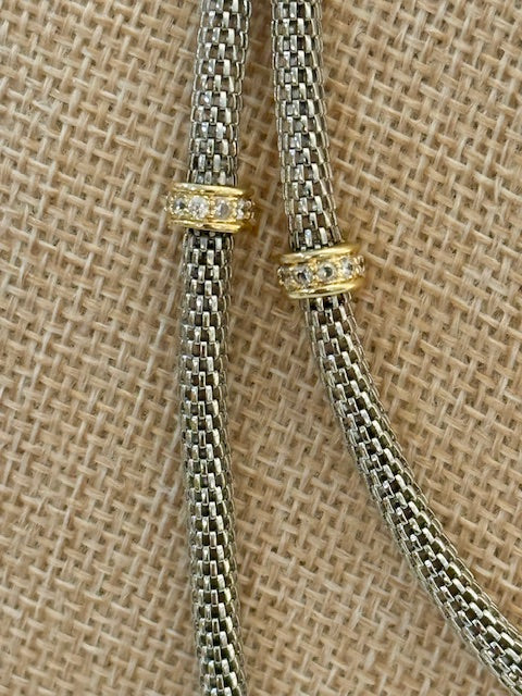 Twilight Mesh Necklace Threads of Grace