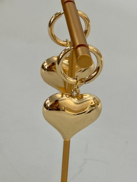 Sweetheart Hoop Earrings Threads of Grace