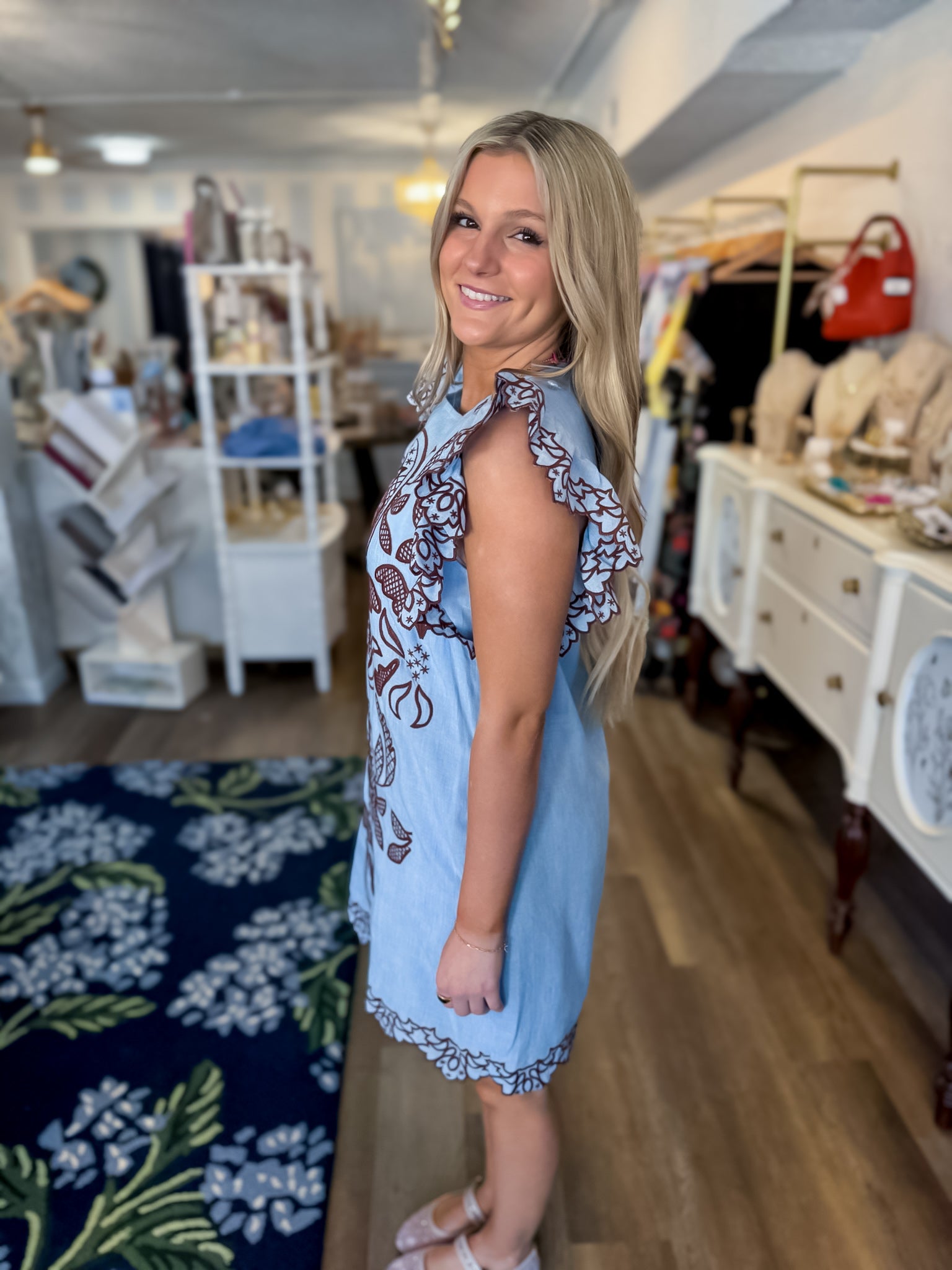 Heirloom Sky Dress THML