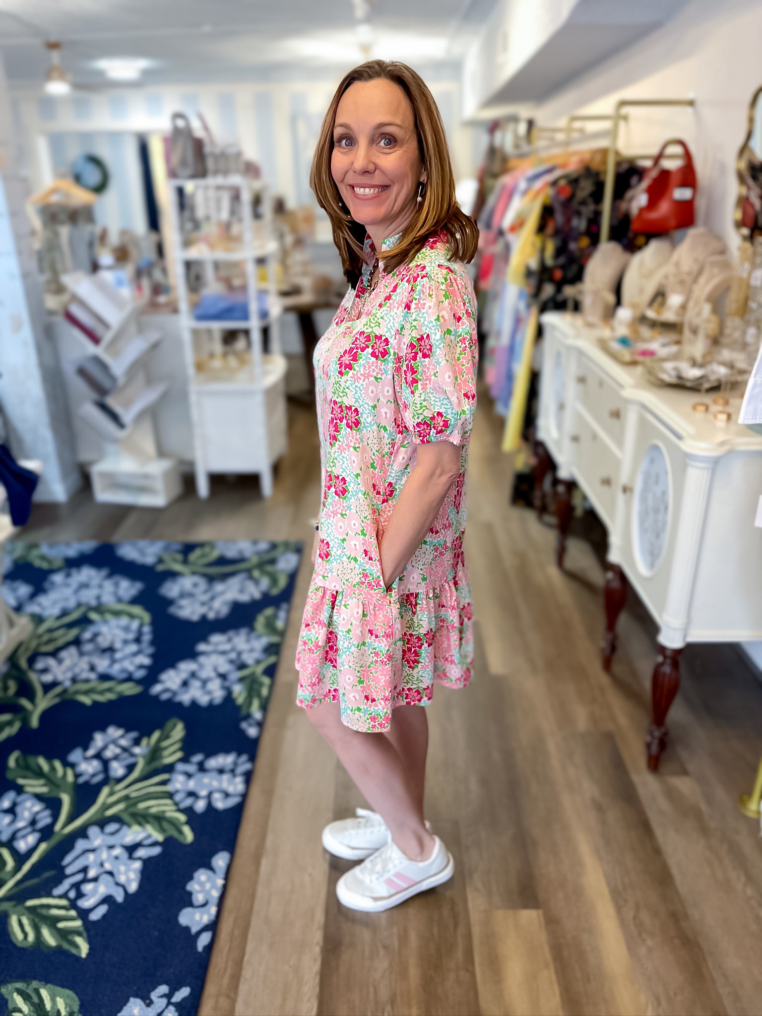 Sweet Blossom Floral Dress Mary Square