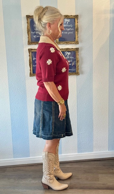 Daisy Darling Knit Top & Merci