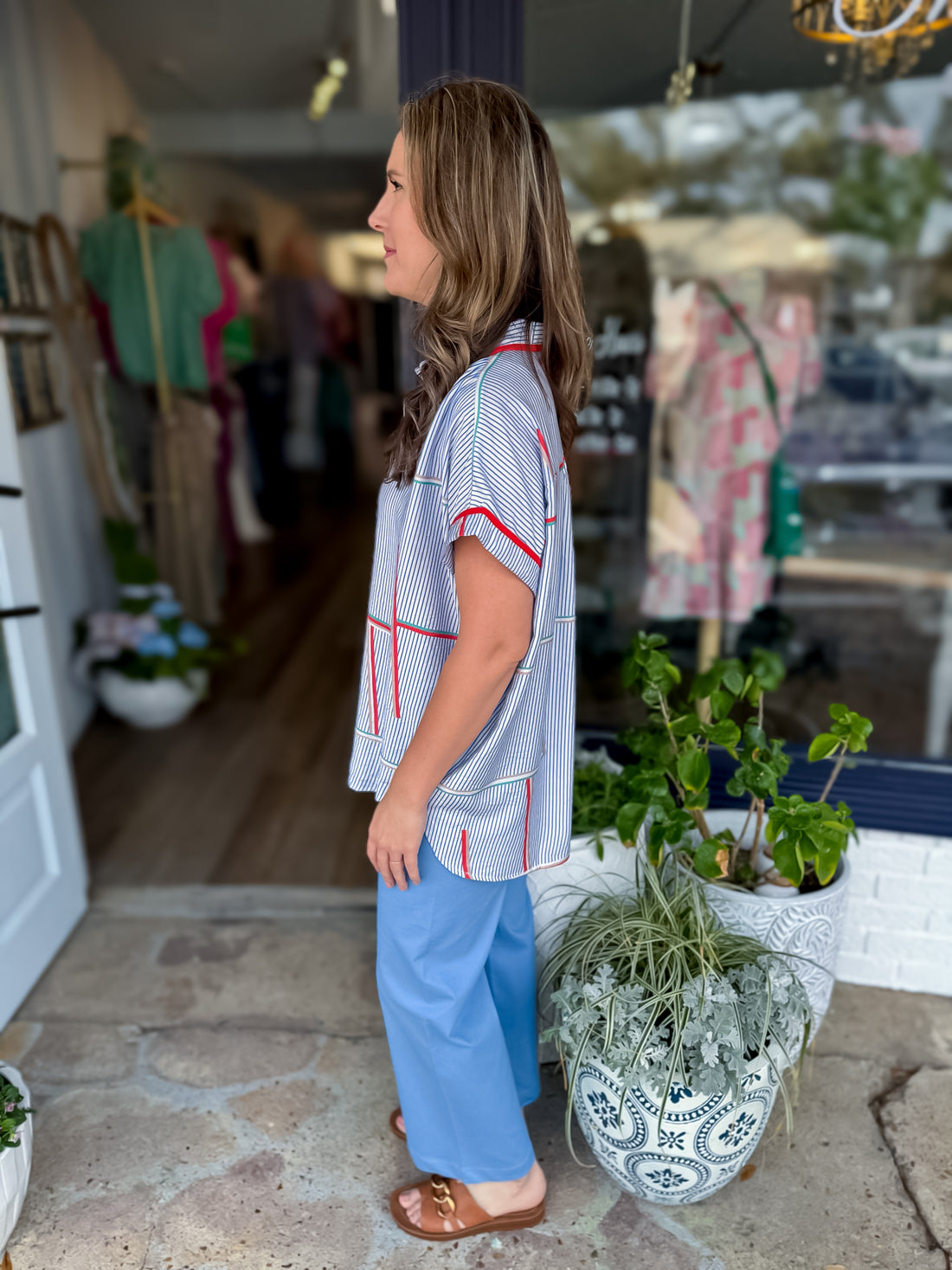 Seaside Geo Top Jodifl