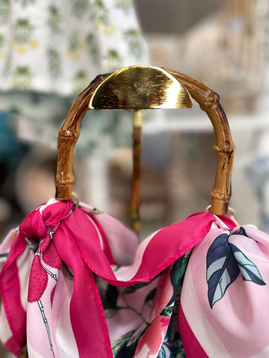 Faux Bamboo Purse Handle Melinda