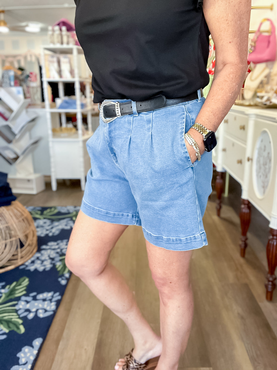Tailored Daydream Shorts - Blue Entro