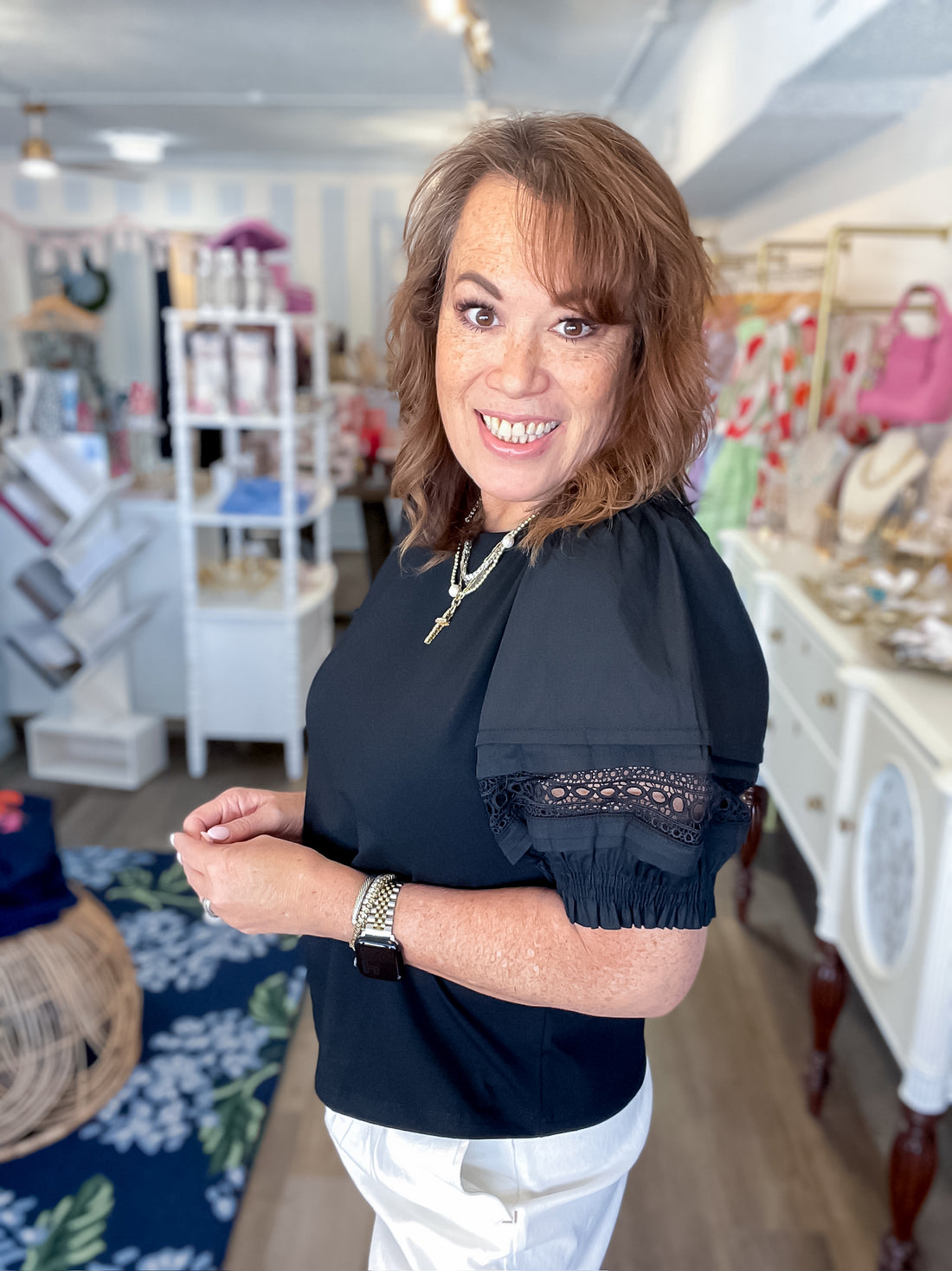 Graceful Lace Top Jodifl