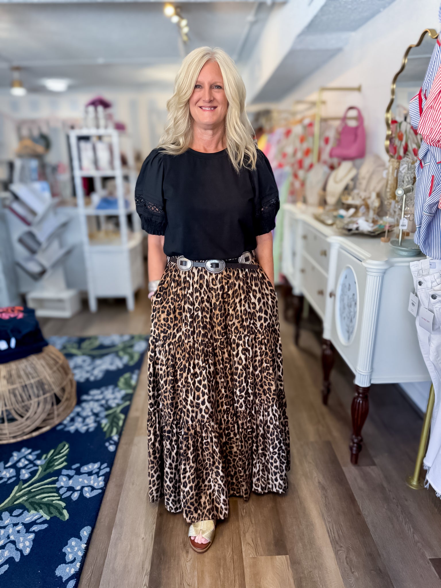 Roaming Wild Maxi Skirt Jodifl