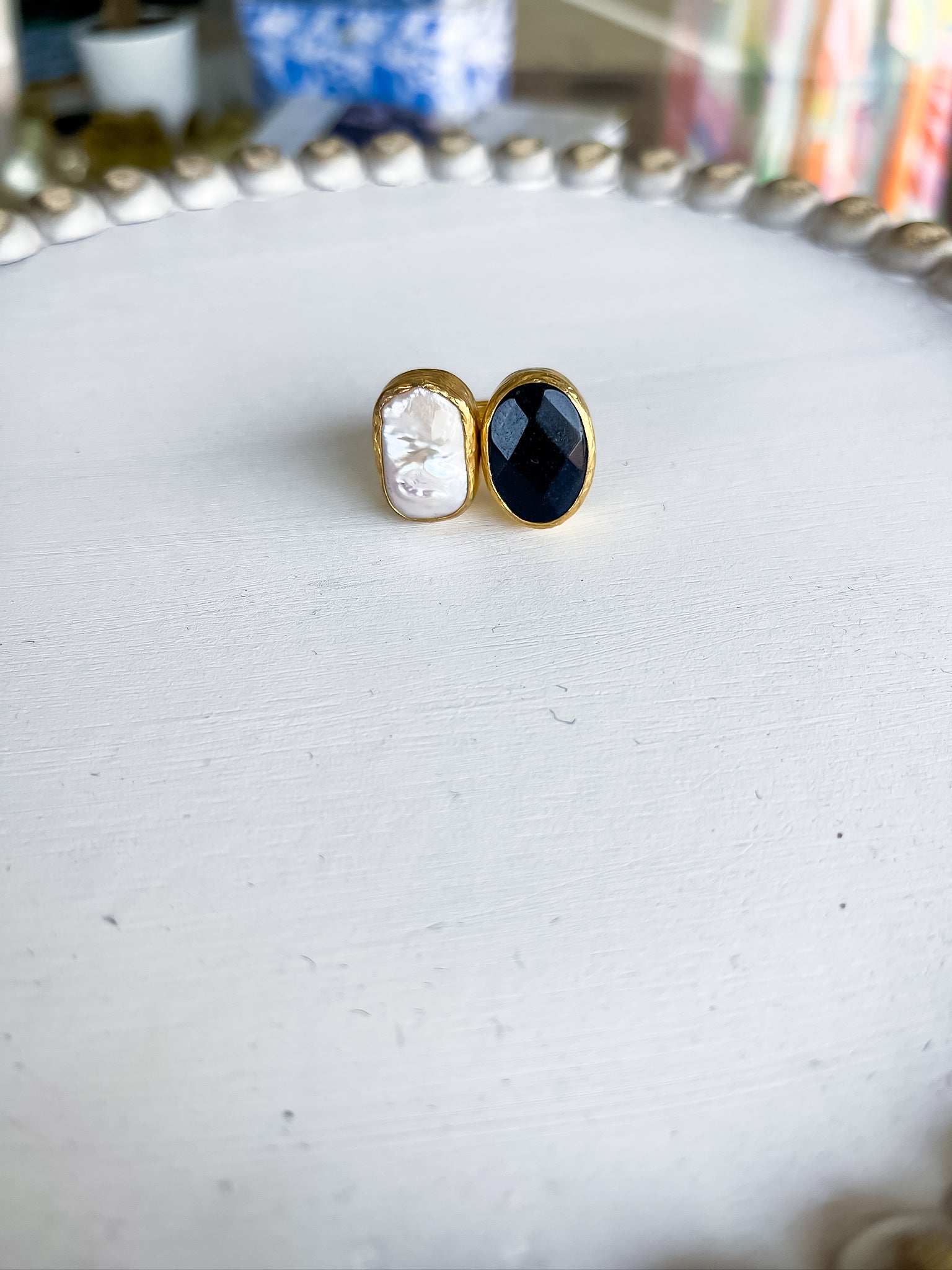 Luxe Stone Ring Threads of Grace