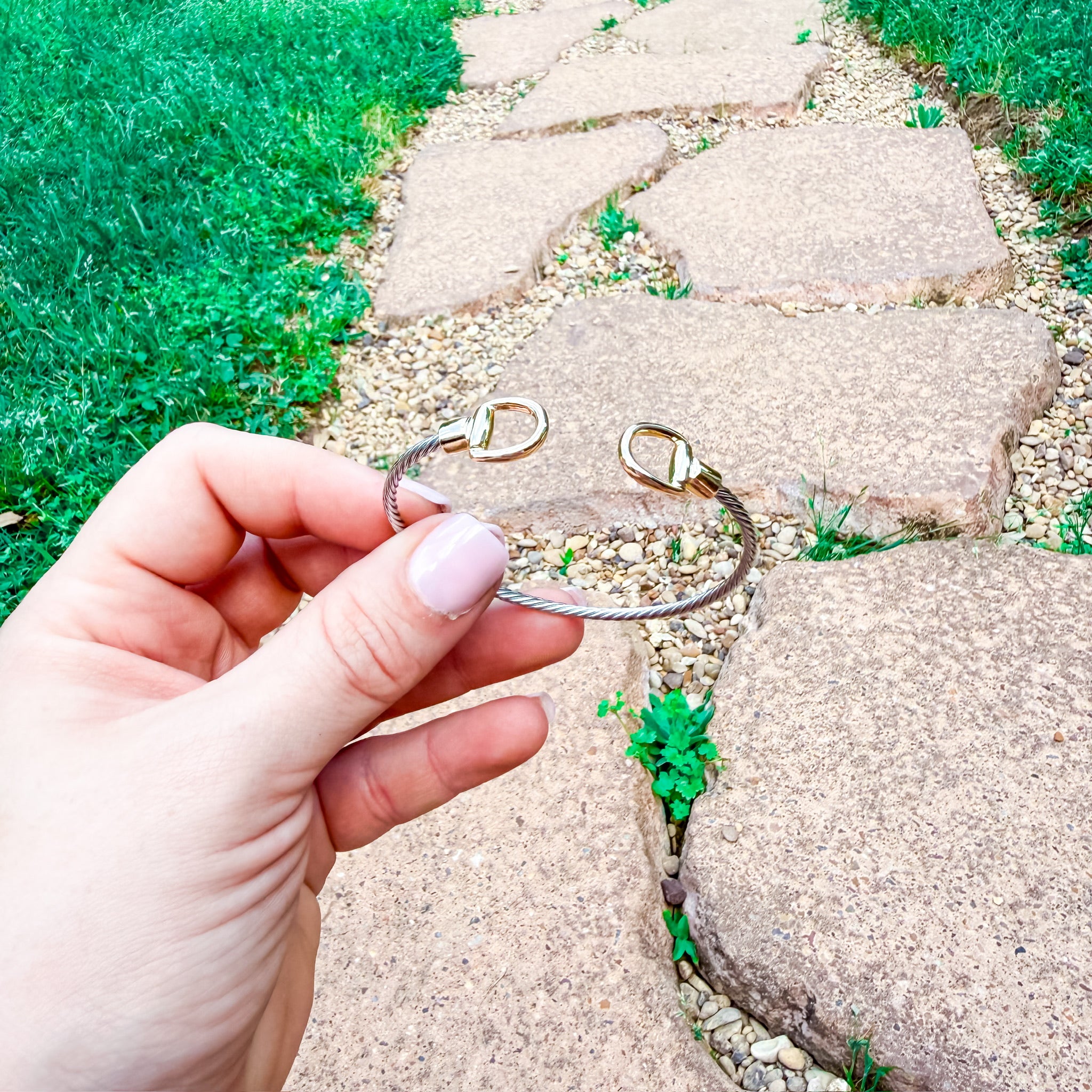 Horsebit Cable Cuff Silver and Accessories