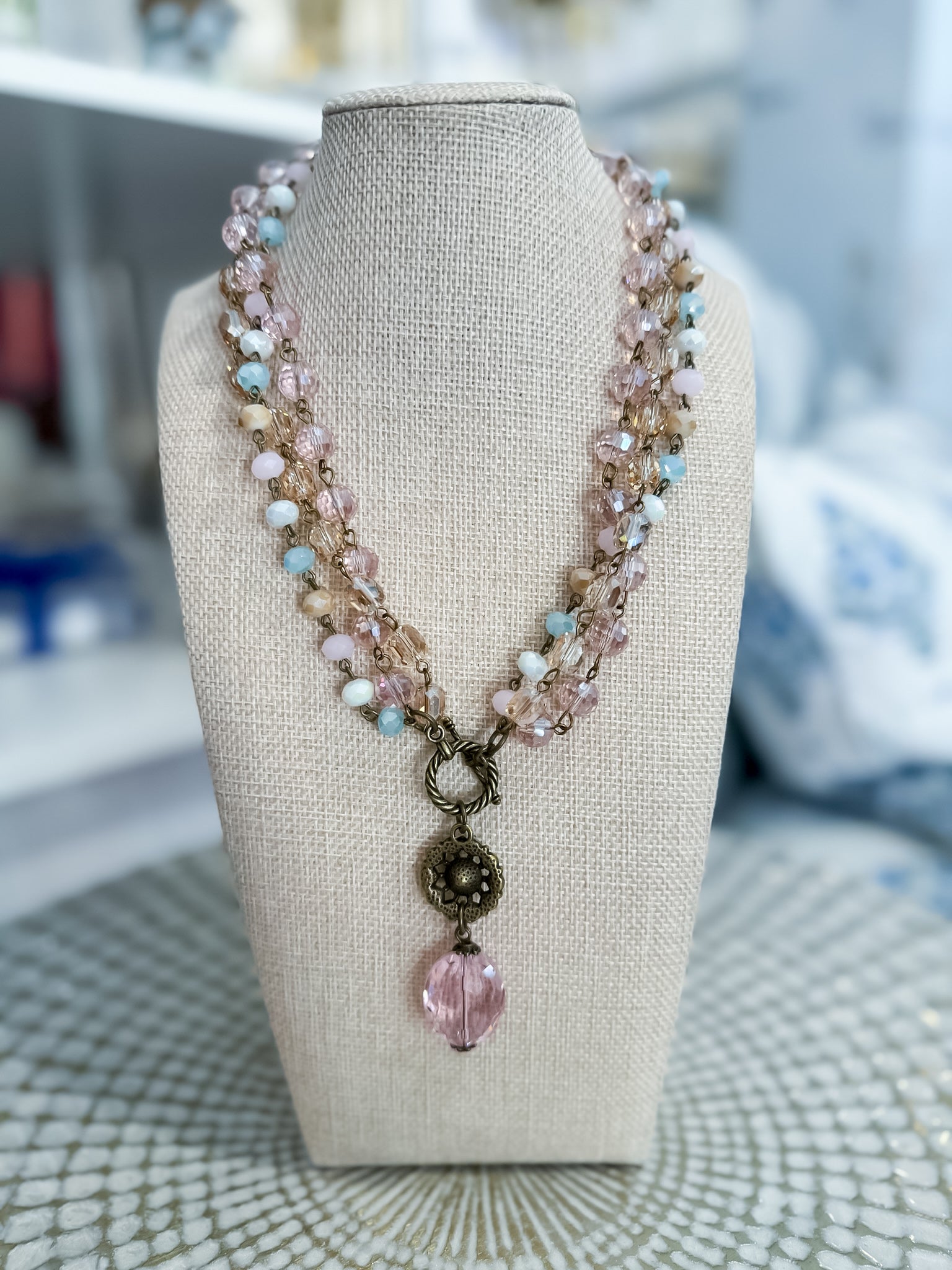 Soft Bloom Layered Necklace Gretchen Scott