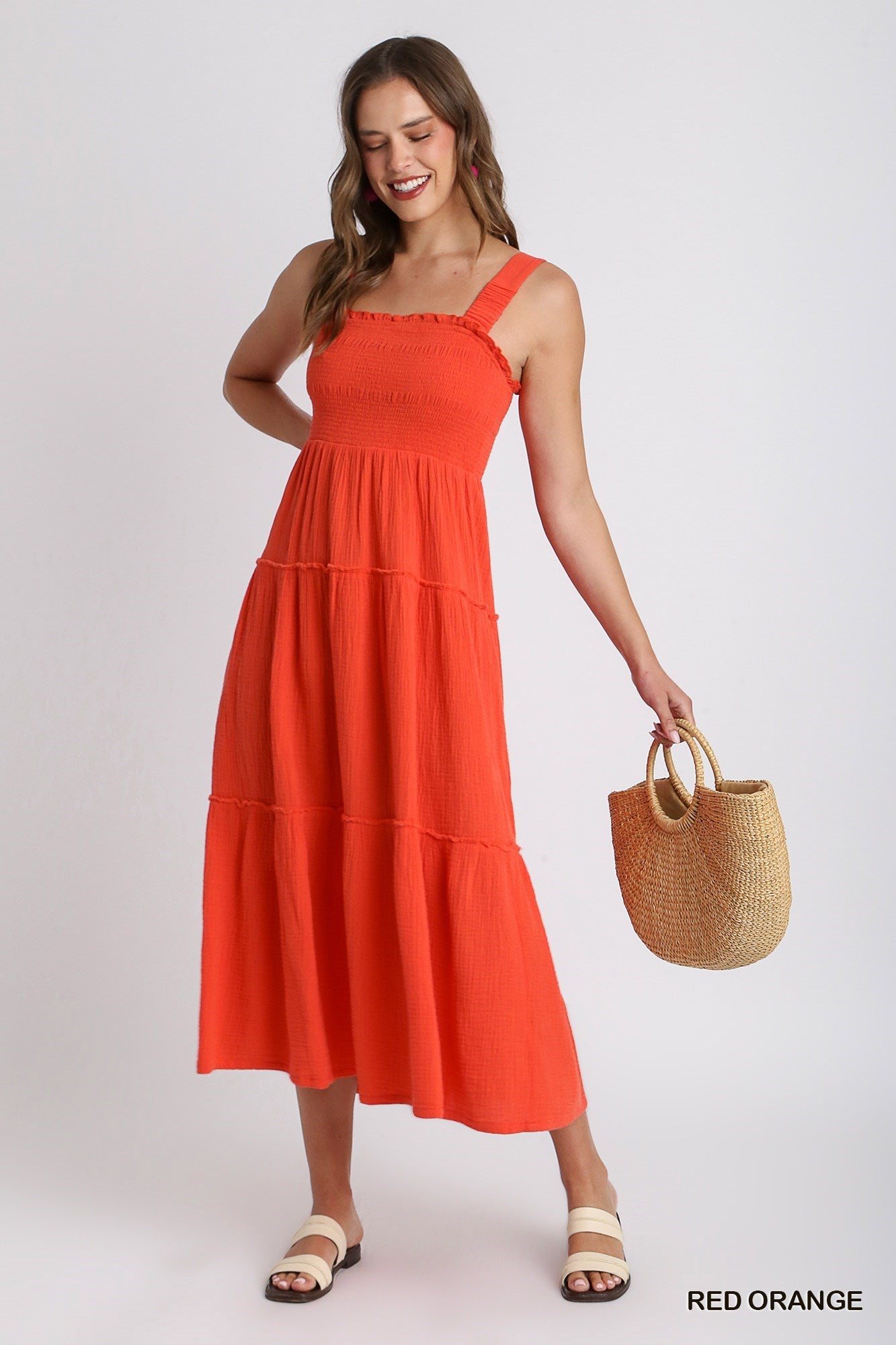 Genevieve Cotton Gauze Maxi Dress