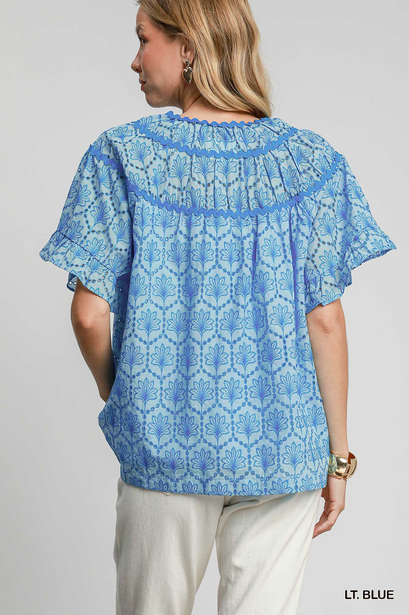Sky Bloom Blouse