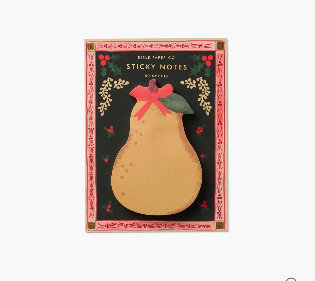 Rifle Paper Co. sticky notes product page on a white background