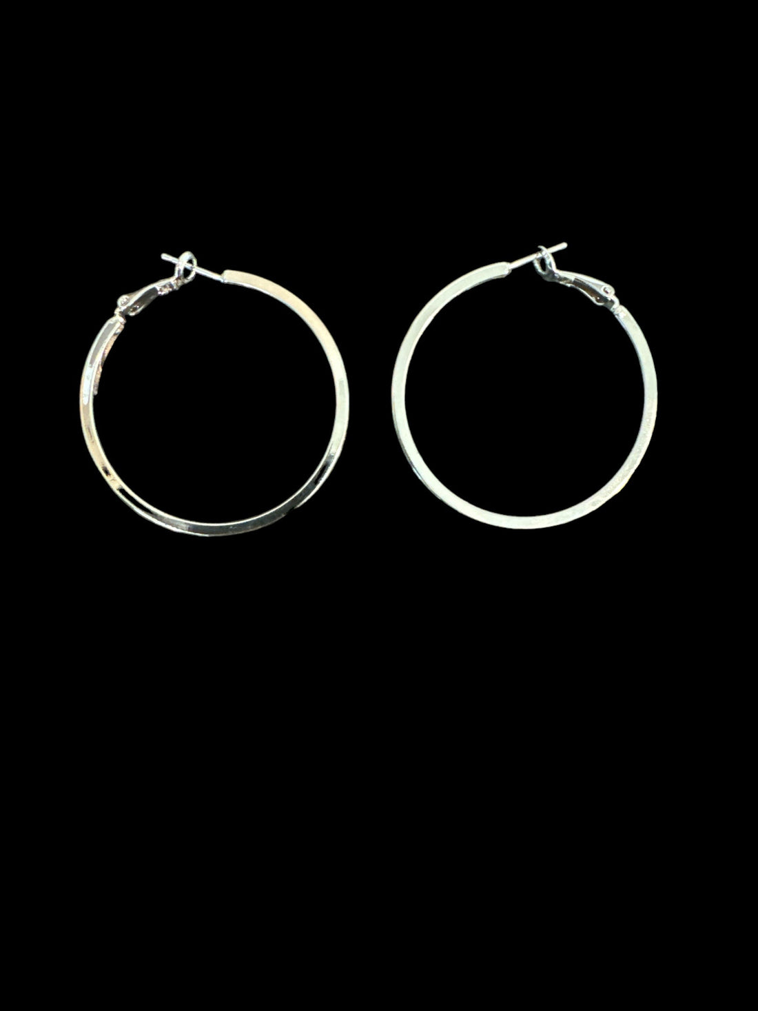 Classic Silver Hoops Secret Box