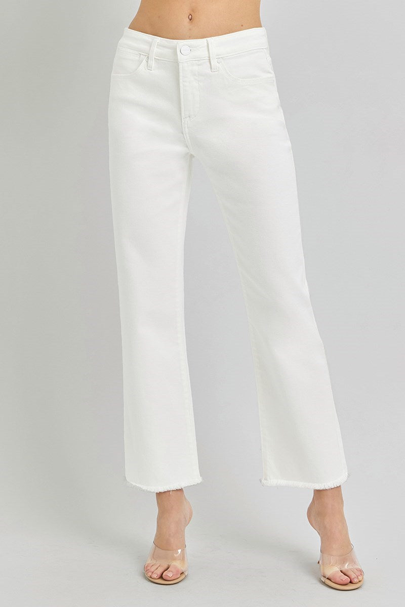 Blanc Mid Rise Jean
