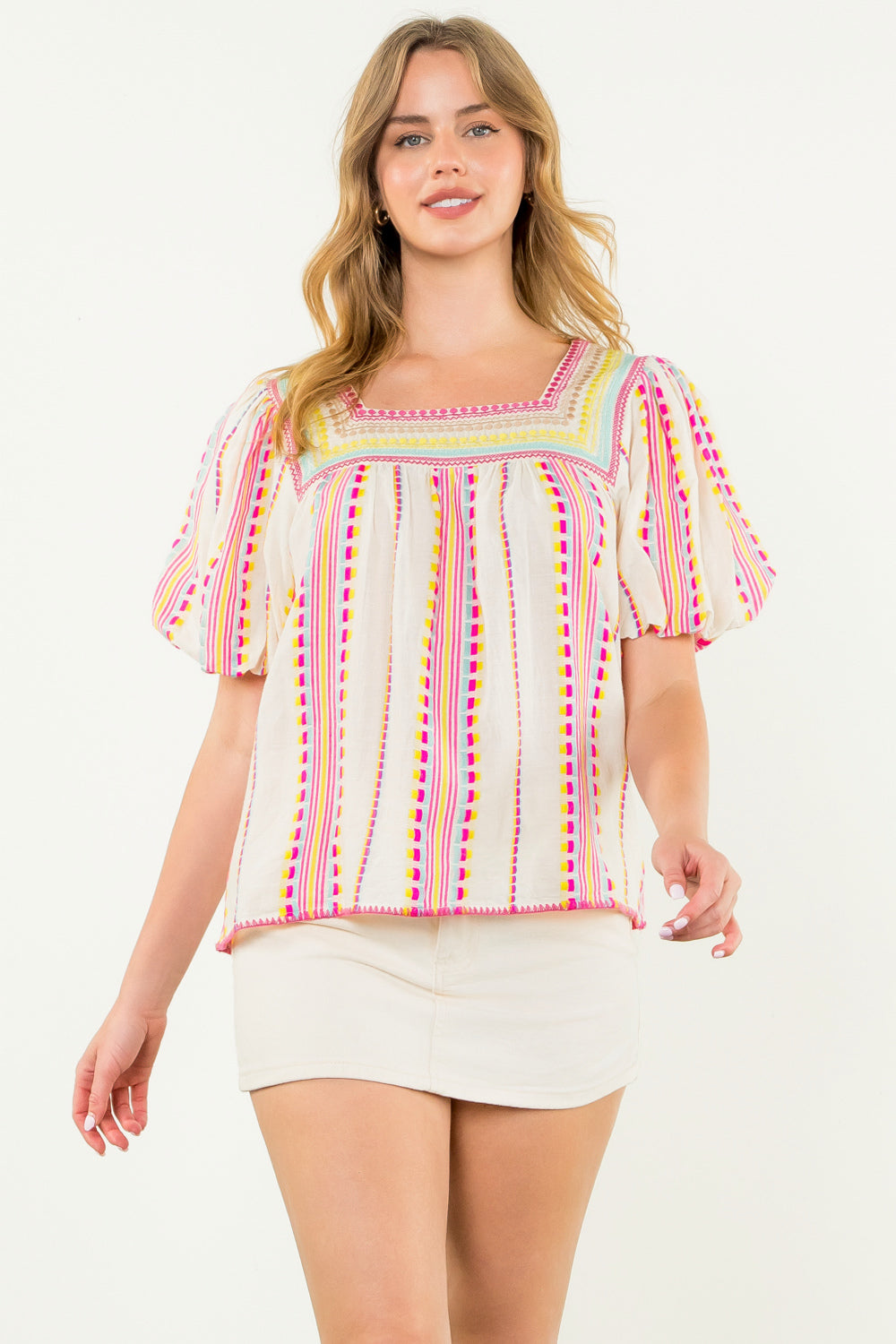 Confetti Stitch Top