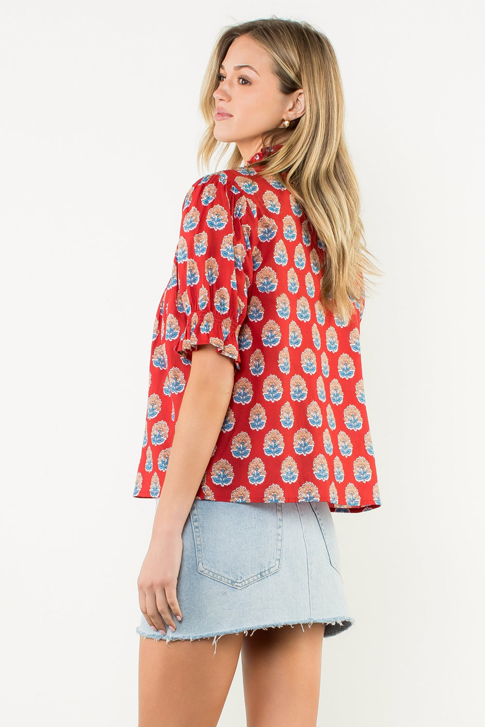 Crimson Petal Top