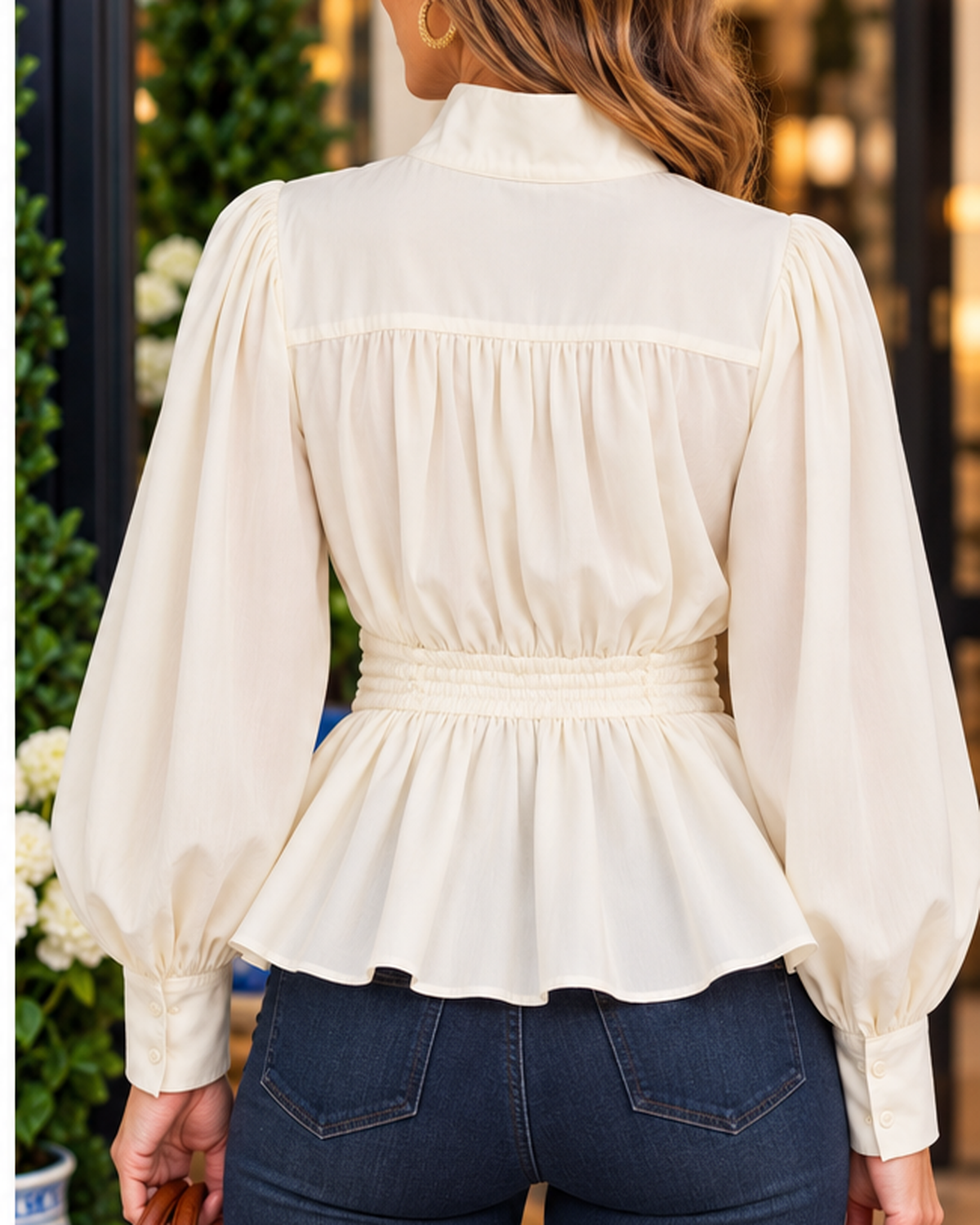 After Hours Blouse - Cream Entro