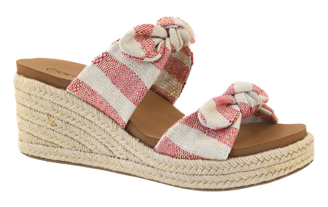 Tie The Knot – Red Natural Stripe Corkys