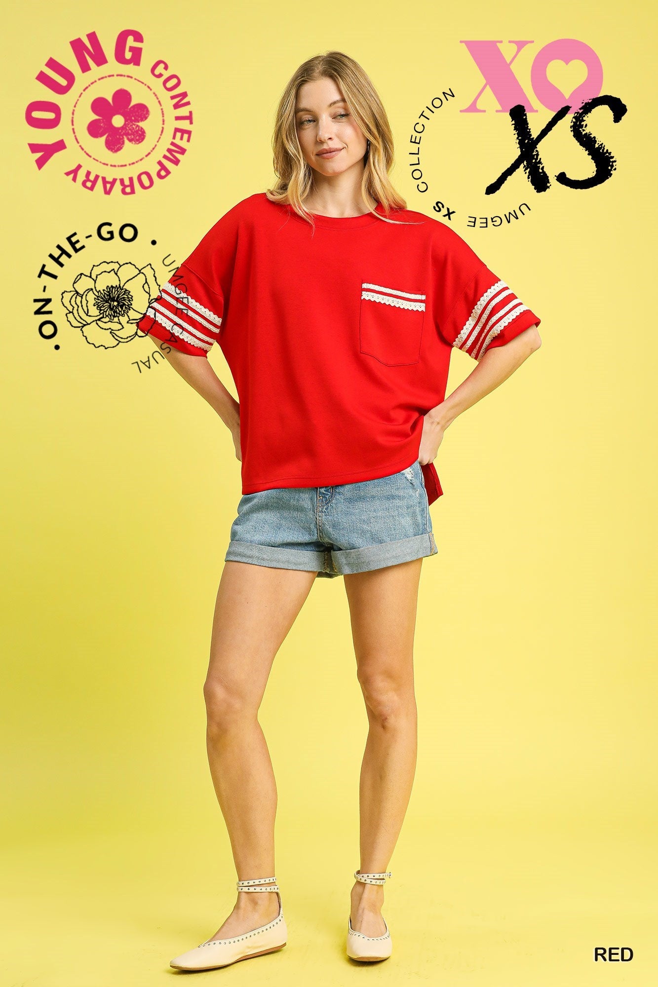 Varsity Lace Tee