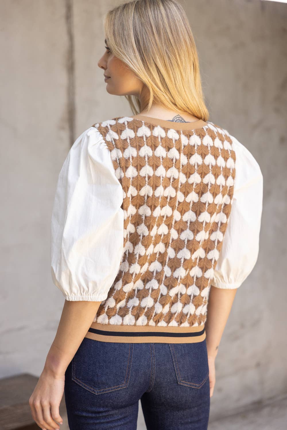 Sweetheart Knit Top VOY