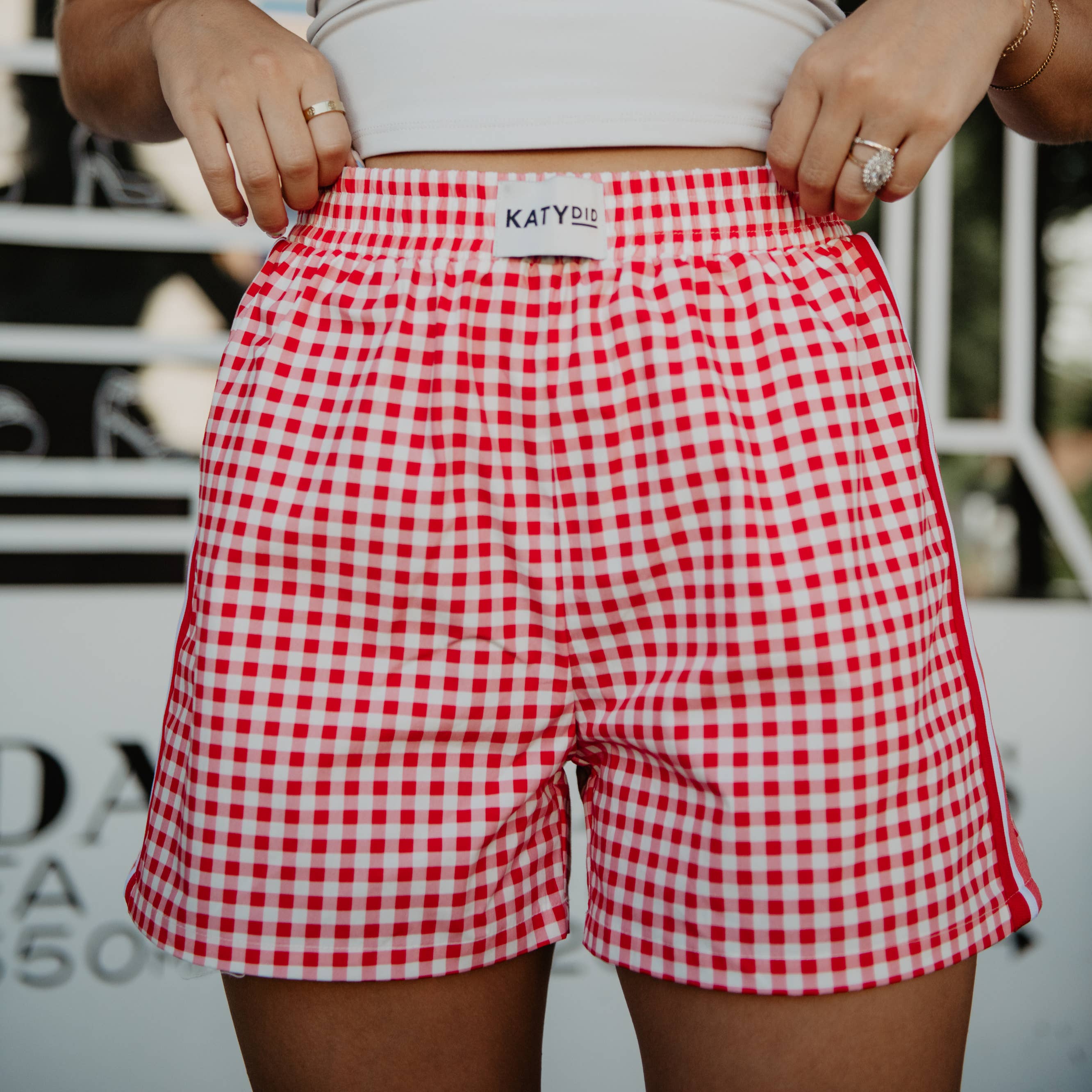 Red Plaid Wholesale Cute Women&