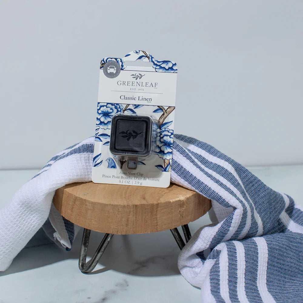 Auto Vent Clip - Classic Linen Greenleaf