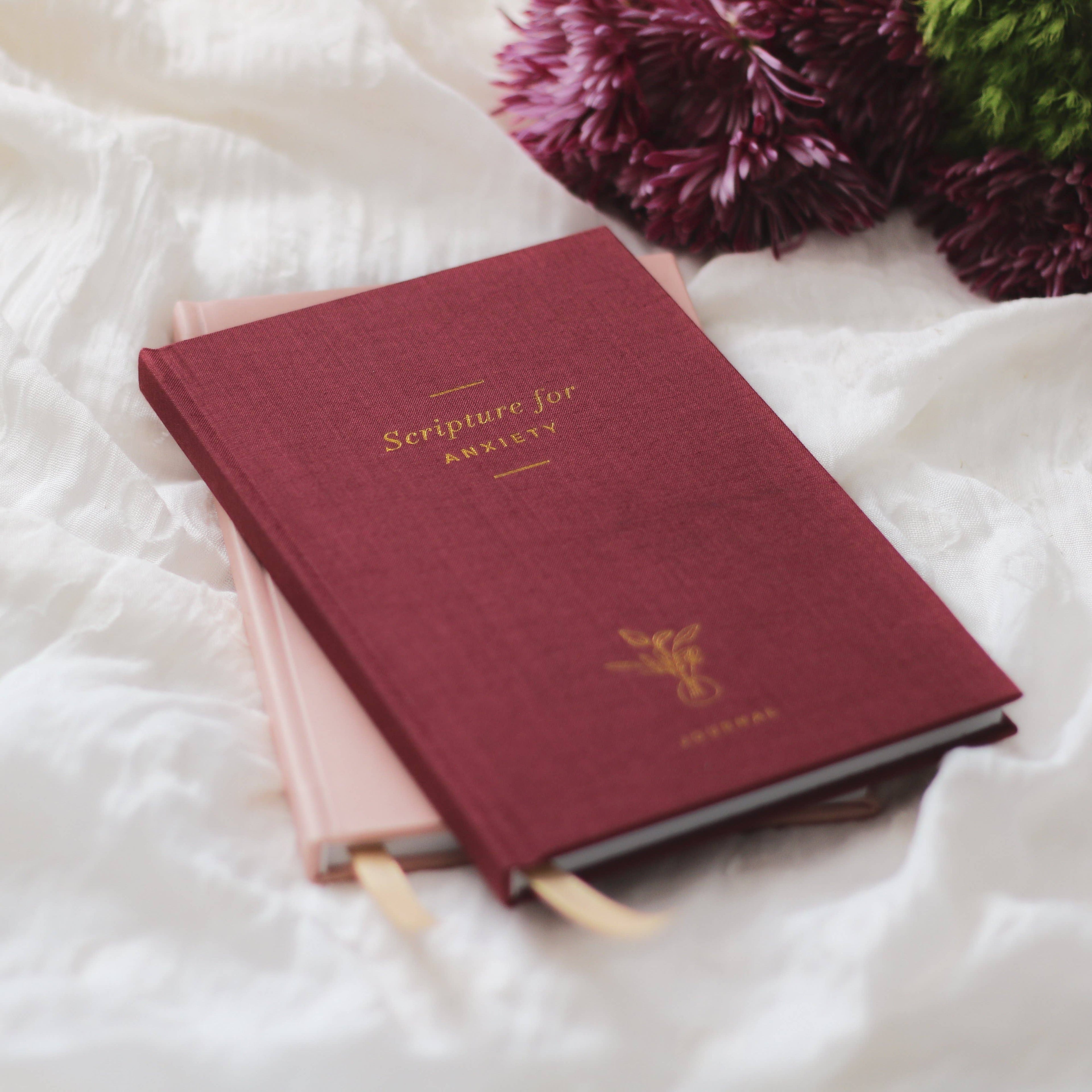 Scripture for Anxiety Journal- 40 Day Journal The Daily Grace Co