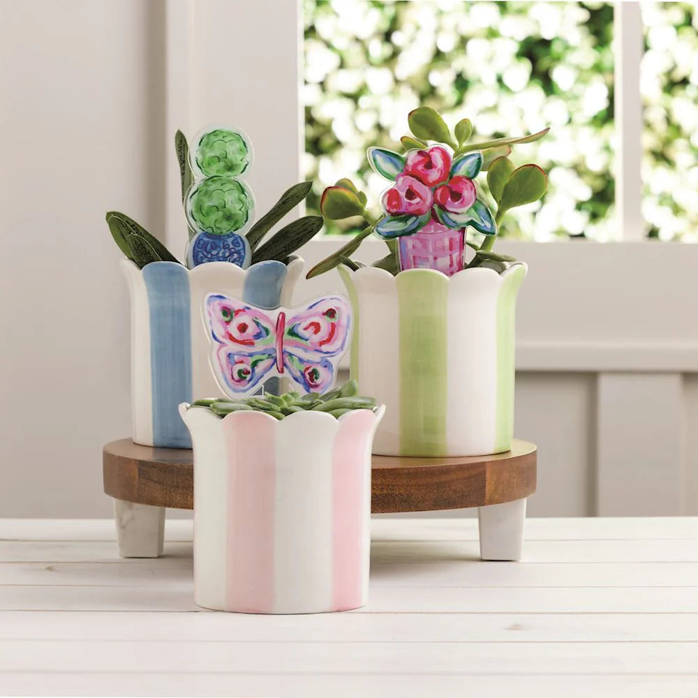 Topiary Pot with Plant Stake