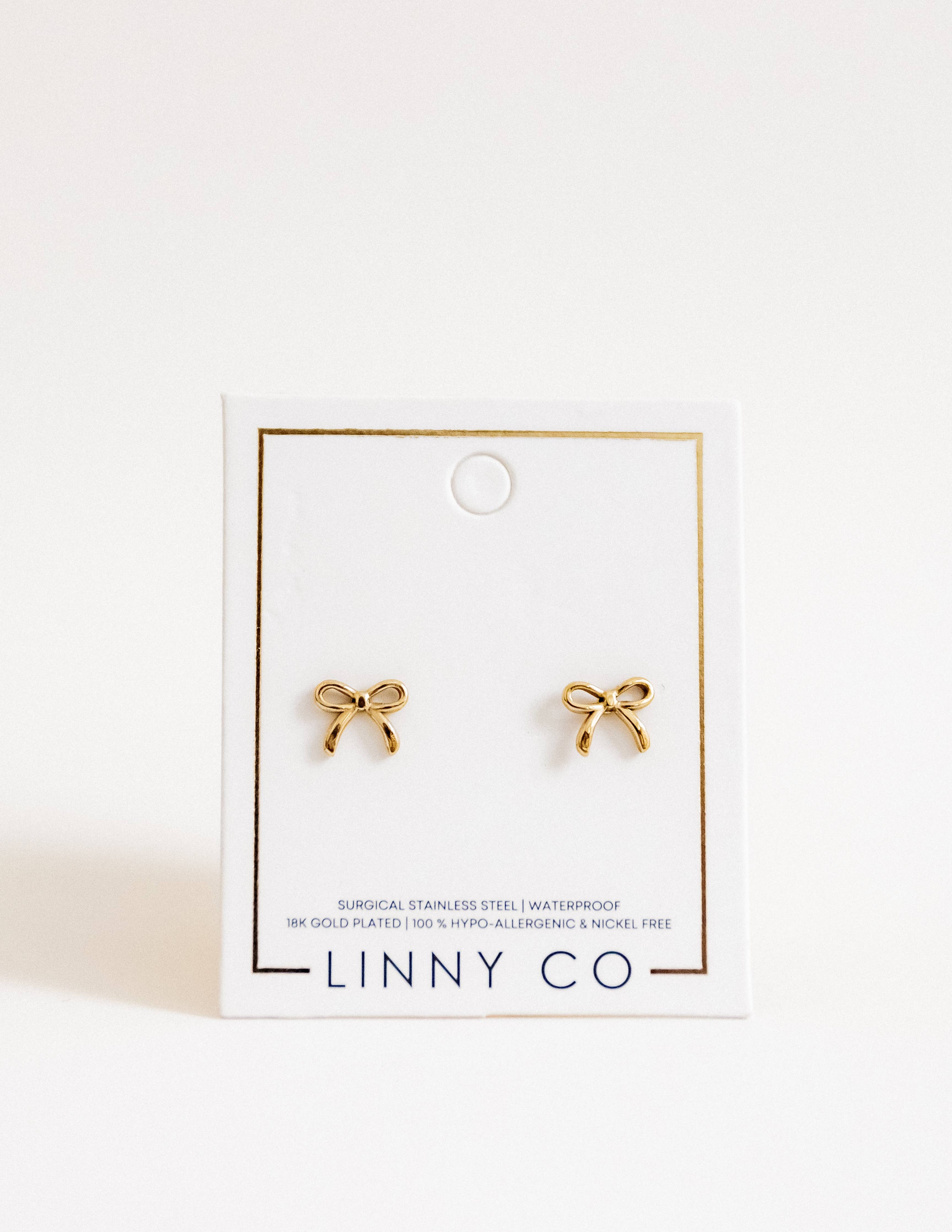 Sadie Bow Stud Earrings