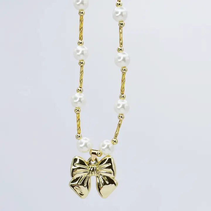 Bow Glow Necklace Treasure Jewels