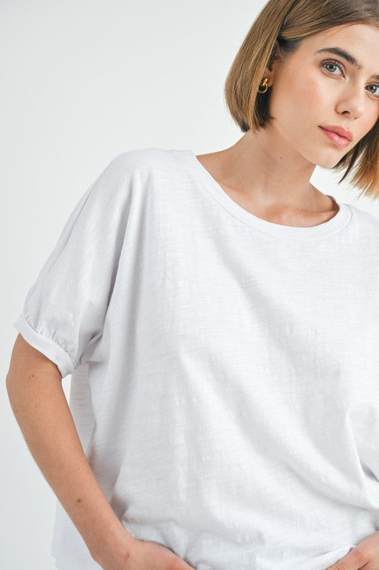 Olive Oversize Top