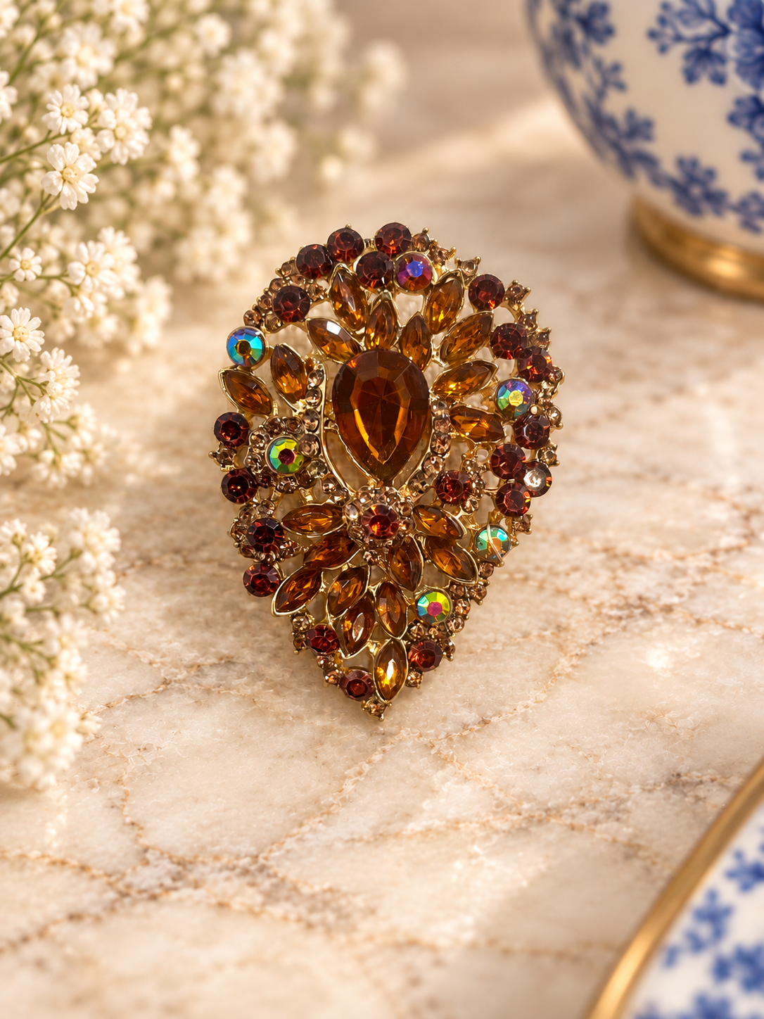 Autumn Jewel Brooch Terry K