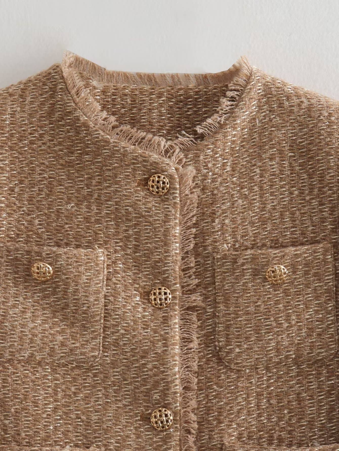 Savannah Tweed Button Jacket