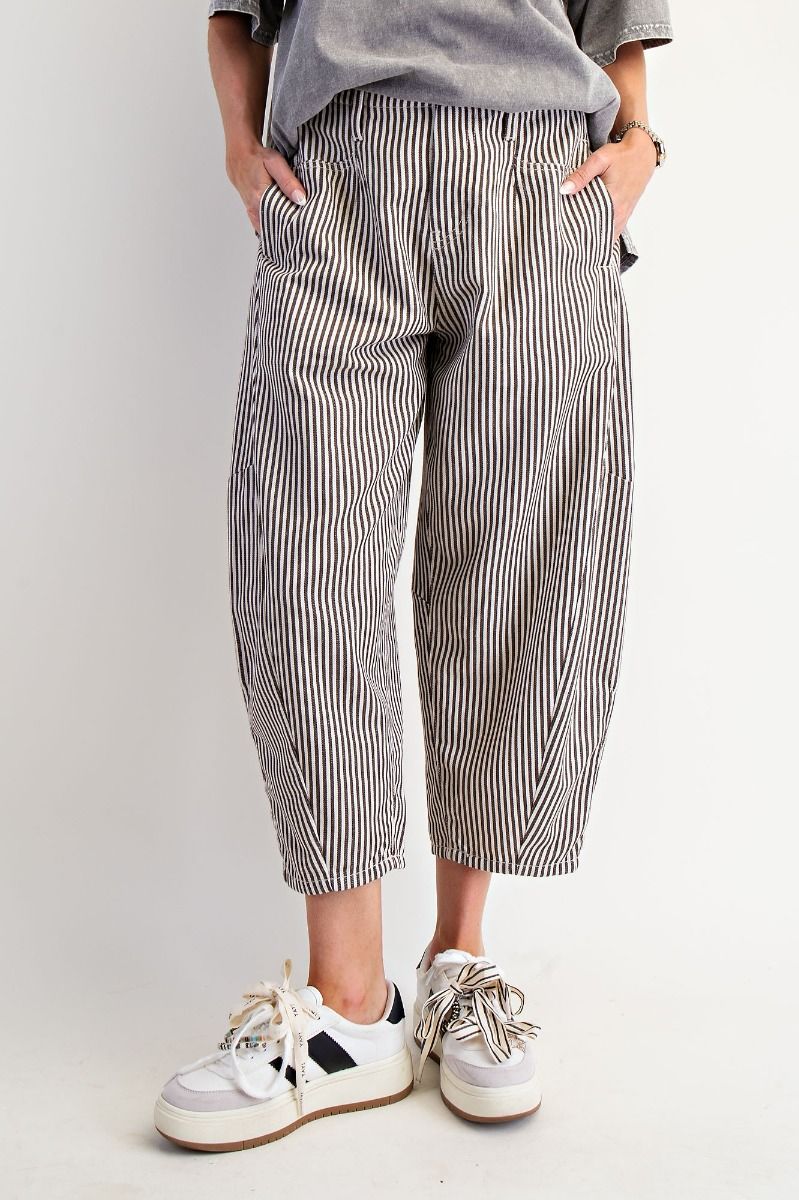 Espresso Time Barrel Pants Easel