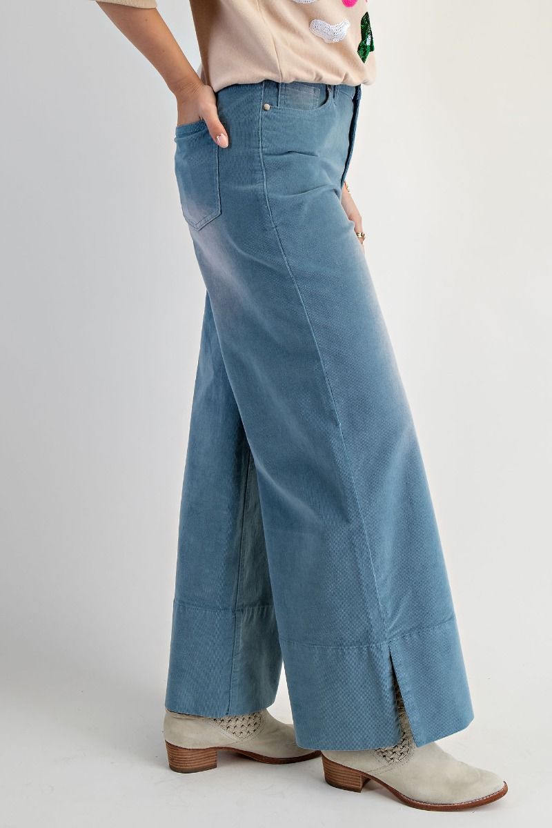 Harbor Mist Corduroy Pants Easel