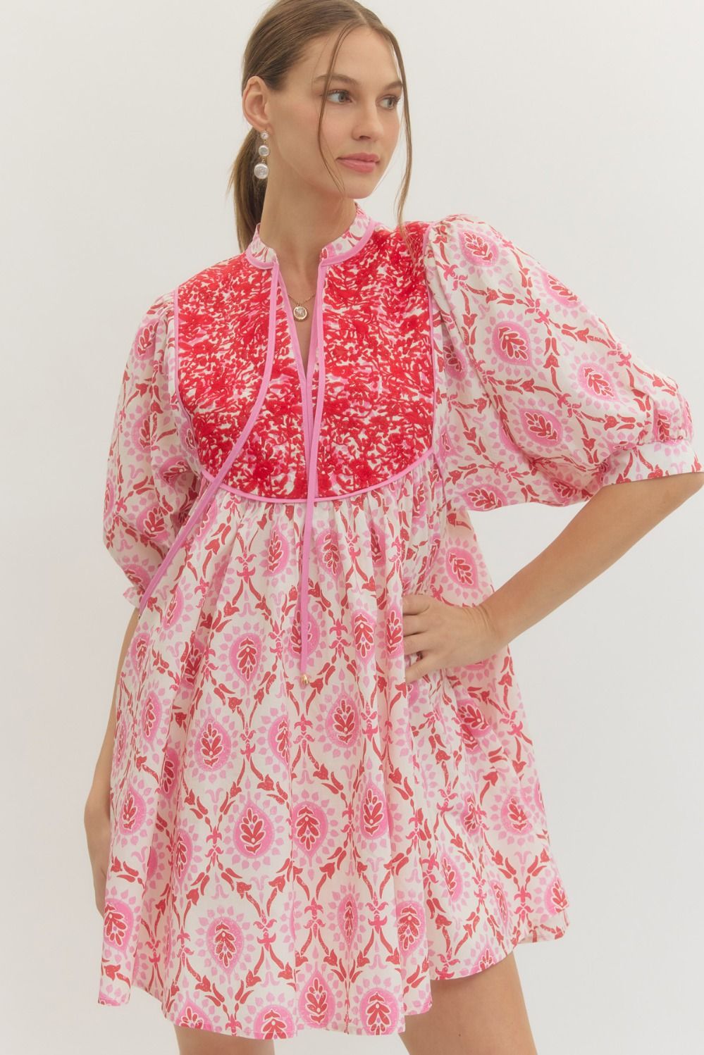 Blush & Berry Garden Dress Entro
