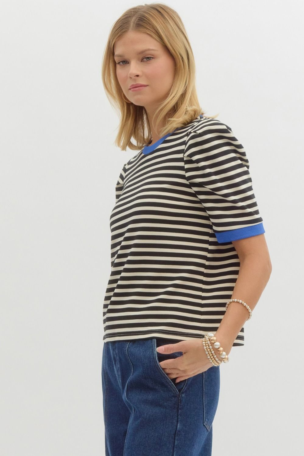 Metro Stripe Top Entro