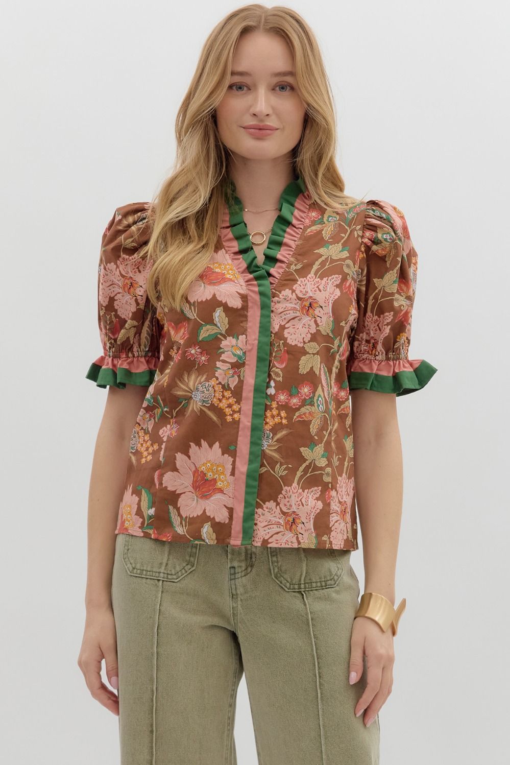 Autumn Bouquet Blouse