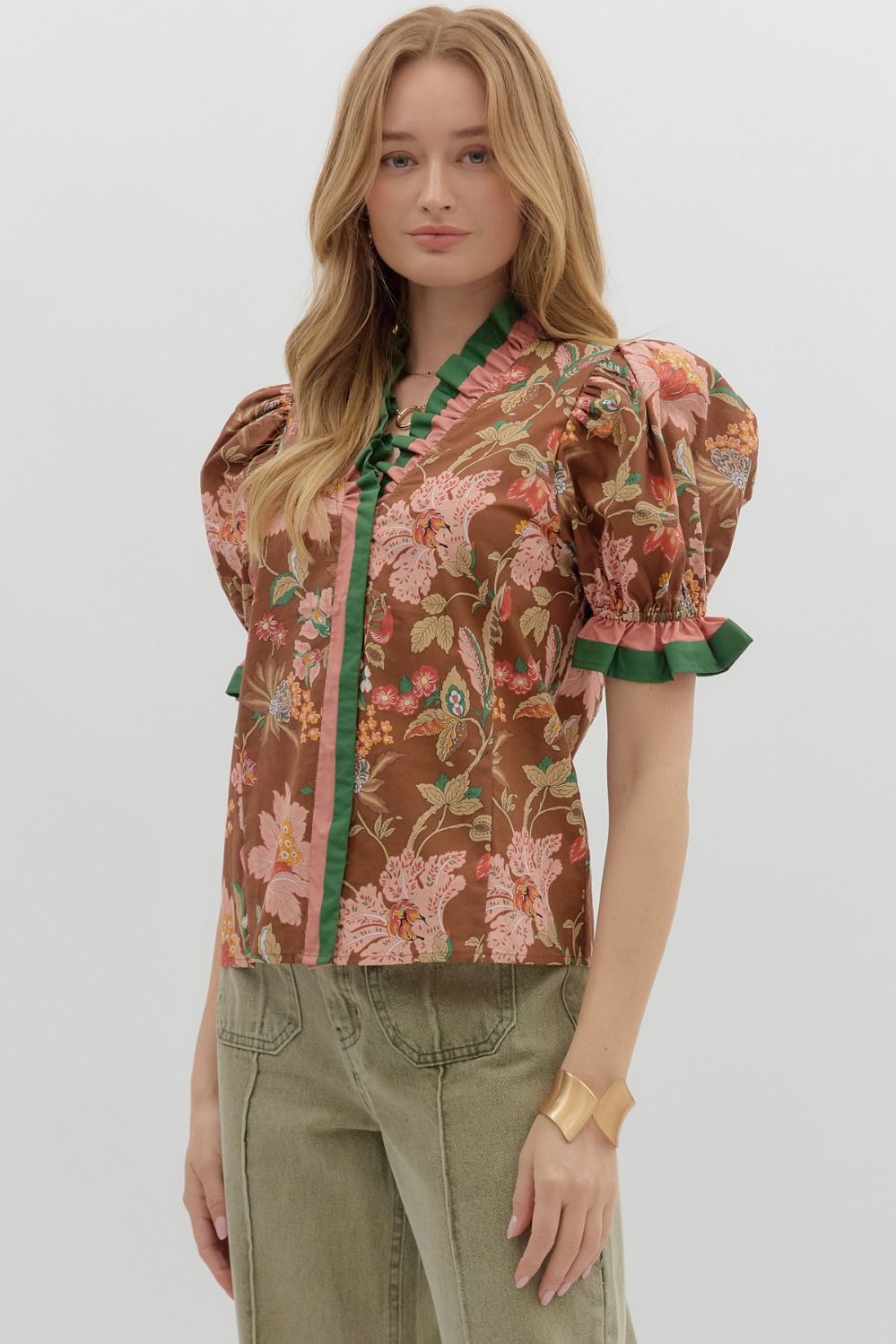 Autumn Bouquet Blouse