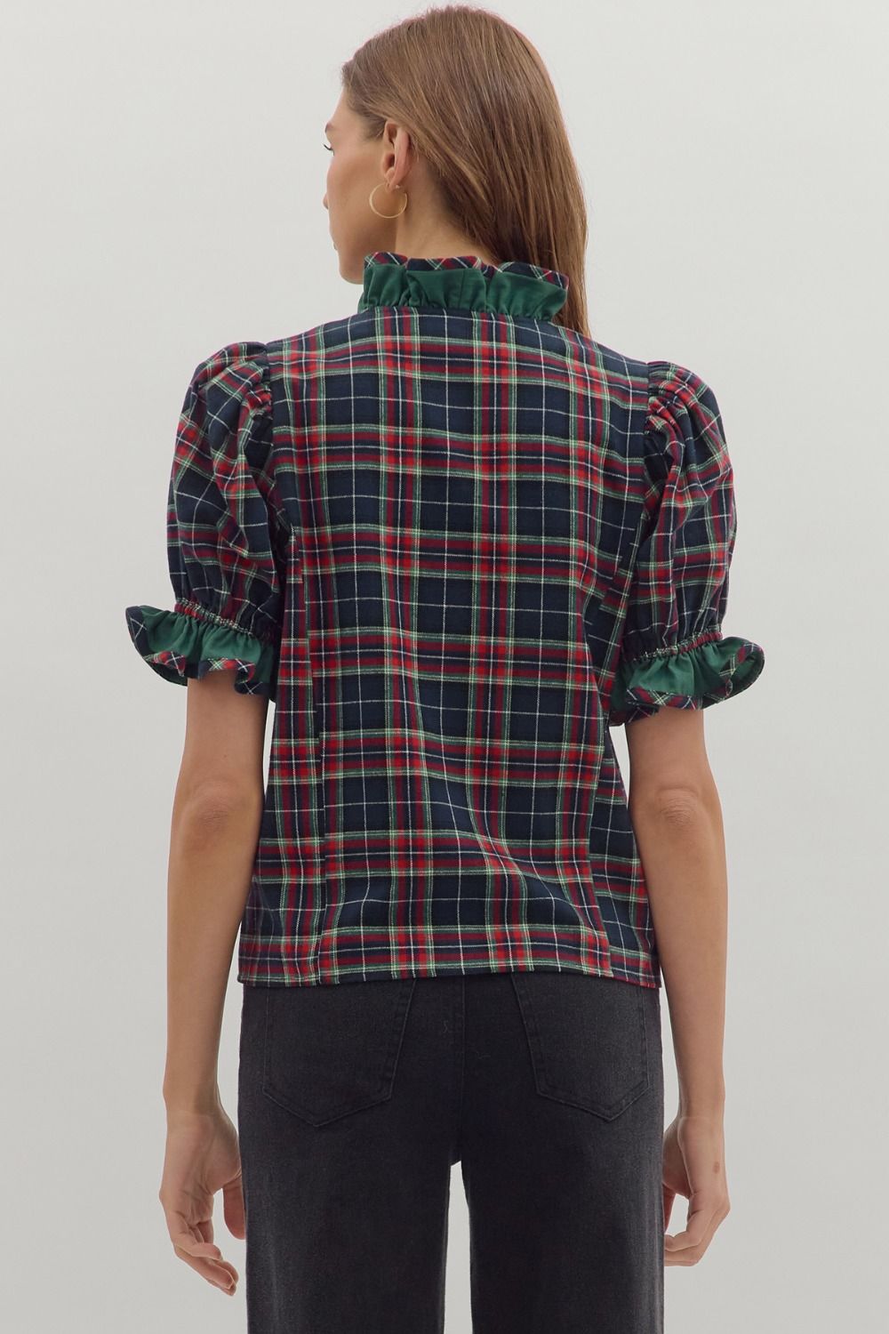 Holly Tartan Top Entro