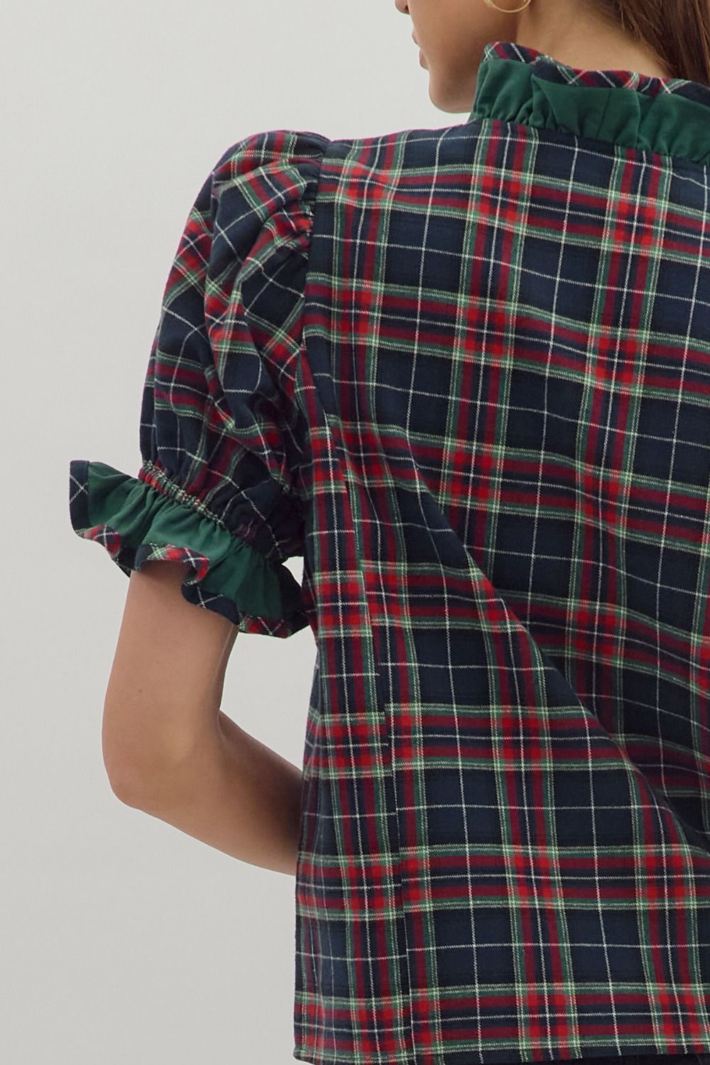 Holly Tartan Top Entro