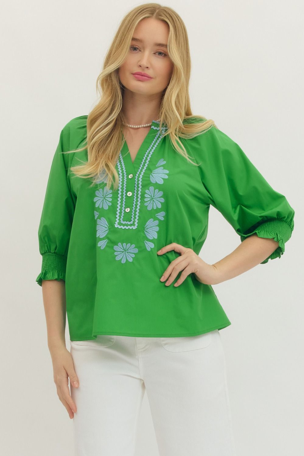 Verdant Stitch Top Entro