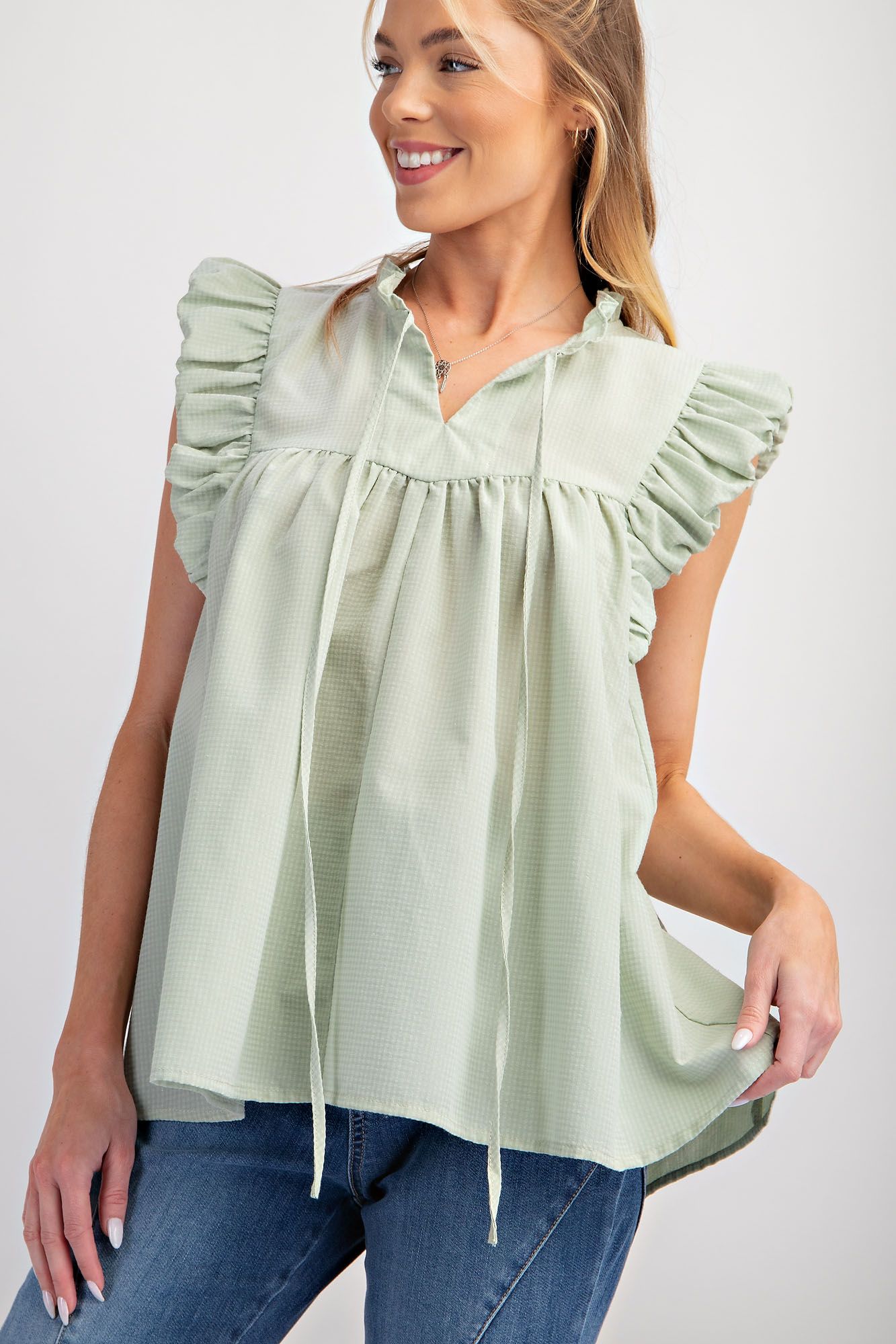 Bailey Babydoll Top Easel