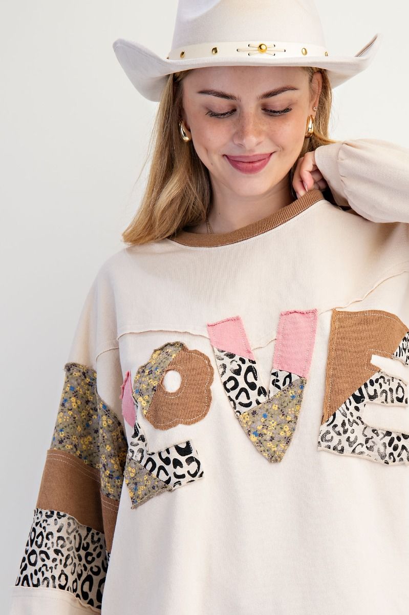 Patchwork Love Pullover