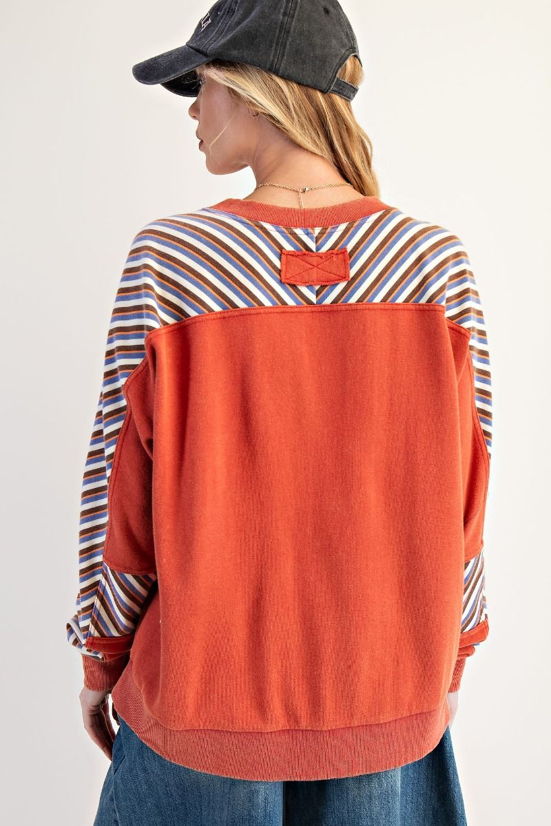 Rustic Ribbon Sweatshirt