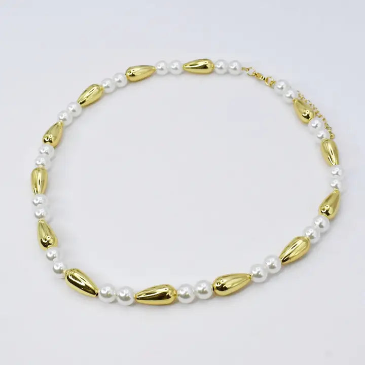 The Gilded Pearl Necklace Treasure Jewels