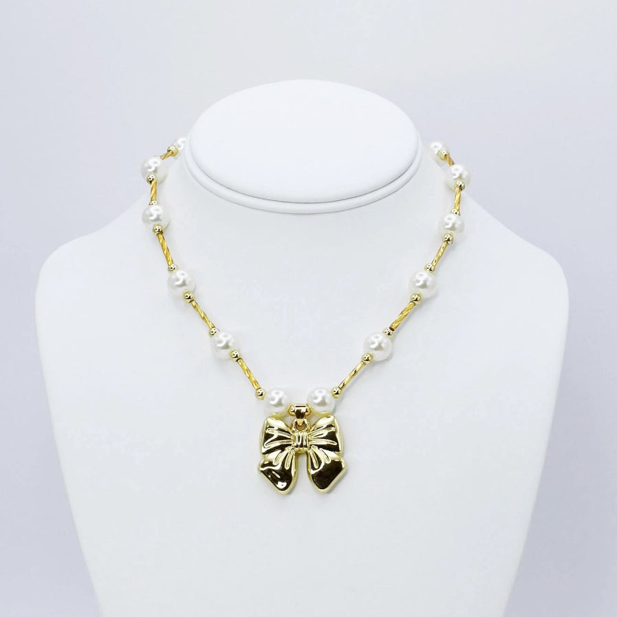 Bow Glow Necklace Treasure Jewels